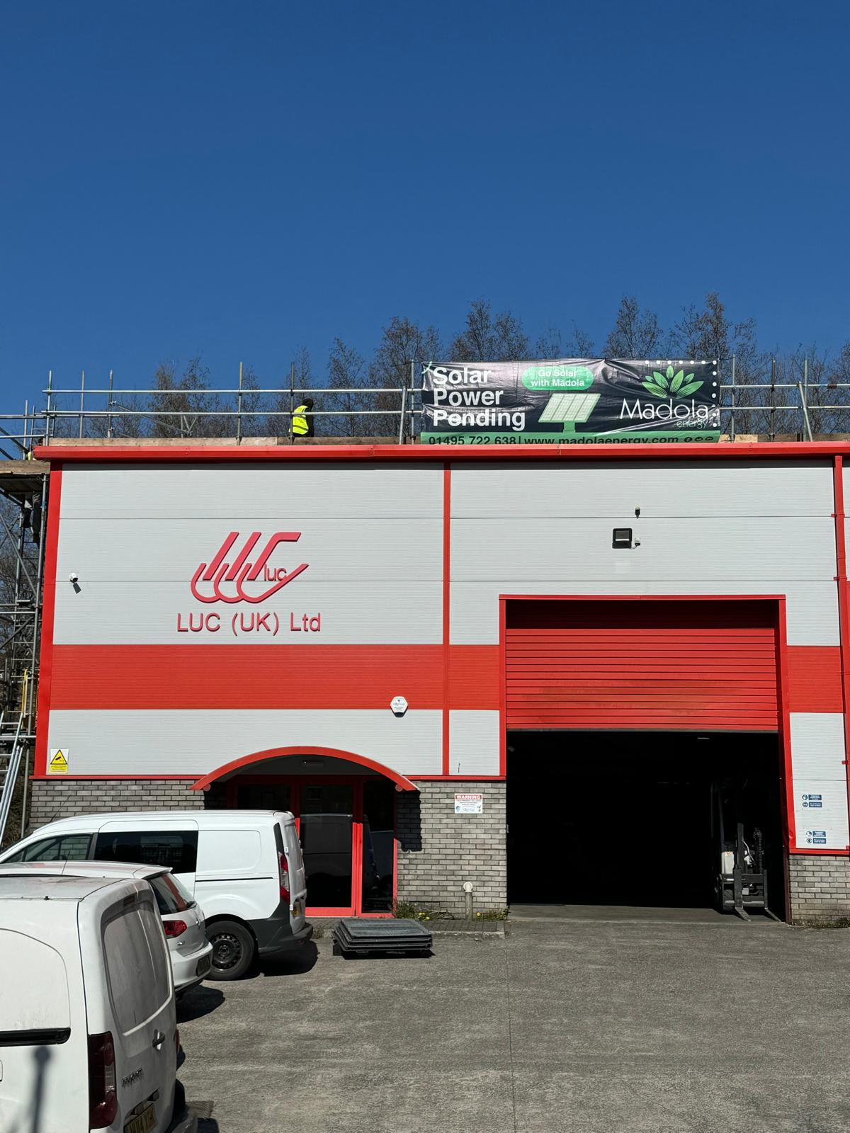 LUC UK – Merthyr Tydfil Commercial Solar PV System